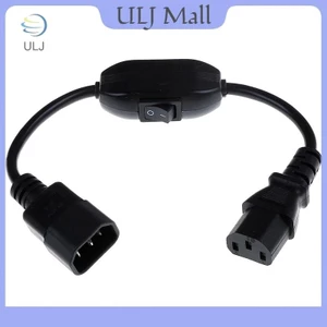 Cáp dây nguồn UPS ULJ 1Pc PDU, IEC 320 C14 đến C13 có bật / tắt 30cm.