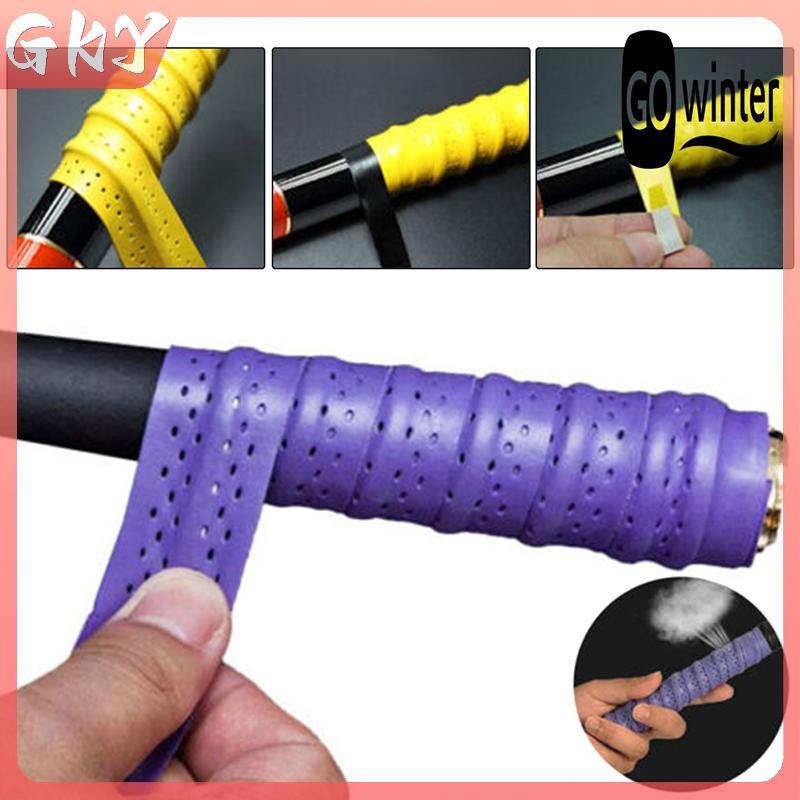 GKY Cầu Lông Vợt Sweatband Siêu thấm Chống Trơn Trượt Thoáng Khí Dây Buộc Cho Tennis Cầu Lông Cần Câu Băng Thay Thế Mồ Hôi Ban Nhạc GKY