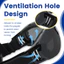HamshMoc Kính râm khung TPEE Thiết kế gập gọn Lỗ thông hơi chống sương mù Dây đeo Nylon thoải mái cho chó lớn vừa