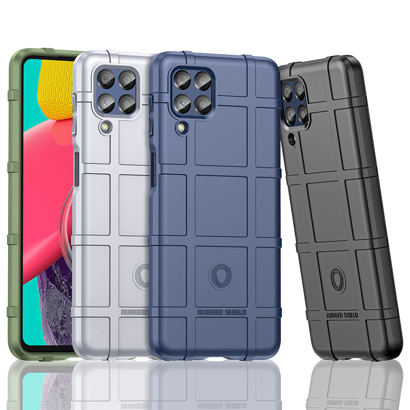 ÁO THUN RUGGED | Ốp Da Mờ Cho Samsung Galaxy M53 / M33 / Jump 2 Sensation Chống Rơi Điện Thoại Di Động Mờ Chống Sốc Mềm Bảo Vệ Vỏ Mờ