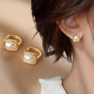 Bông Tai Vuông Retro đơn giản, không phai màu - Phụ kiện thời trang cho nữ và bé gái