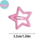Sund 3 / 10 Cái Y2K Bobby Pin Girl Nhiều Màu Sắc Ngôi Sao Barrettes Kim Loại Chụp Kẹp Kid Hàn Quốc BB Kẹp Tóc Mũ Phụ Kiện Tóc VN