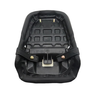 Xe Máy Phía Sau Pillion Ghế Hành Khách Cho Kawasaki Vulcan S 650 VN650 VN 650 2015-2022 Đệm Đen Da PU Miếng Lót