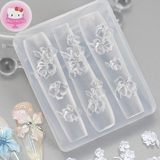 Moonlights 3D Sao Biển Hoa Khuôn Làm Móng Tay DIY Móng Tay Nghệ Thuật Trang Trí Trong Suốt Mẫu Móng Tay Dụng Cụ Thiết Kế Làm Móng Tay EN