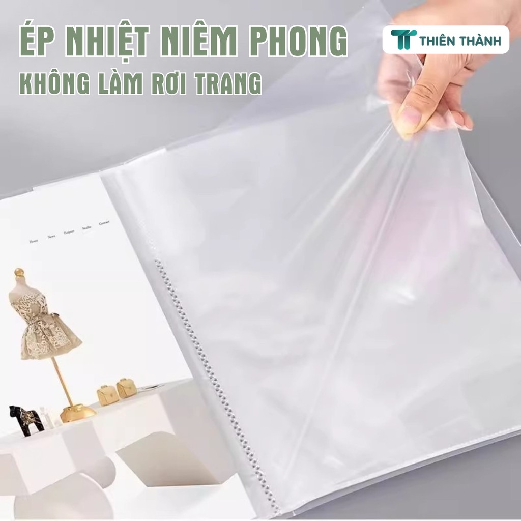 File Đựng Giấy Tờ A4 Trong Suốt - File Lá Đa Năng, Chống Thấm Nước, Dễ Dàng Phân Loại Tài Liệu