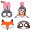 Mặt nạ nỉ động vật ủng hộ bữa tiệc Mặt nạ theo chủ đề Halloween dành cho thanh thiếu niên tiệc sinh nhật