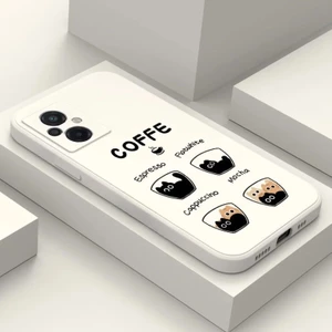 Ốp Điện Thoại Họa Tiết Mèo Cà Phê Cho Redmi Note 13 12 14 Pro Redmi Note 12 Turbo Ốp lưng TPU Mềm Chống Sốc