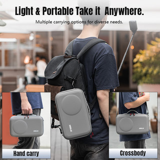Dành cho túi đựng máy ảnh toàn cảnh DJI OSMO 360, túi đựng máy ảnh ngoài trời PU di động, phụ kiện hộp đựng máy ảnh toàn cảnh DJI 360
