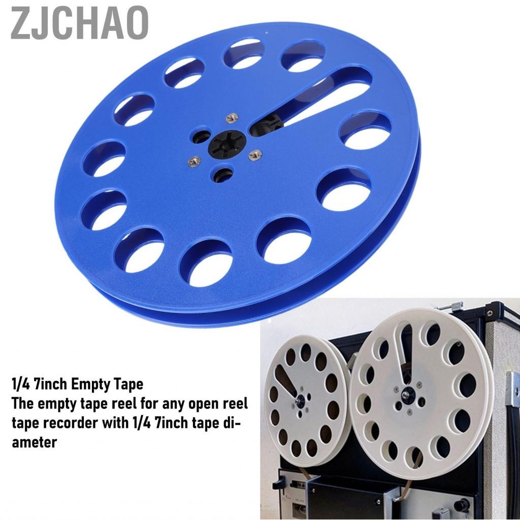Zjchao 1/4 7 inch Takeup Reel Thay thế cho Revox để băng máy phát điện cổ điển trống rỗng với 12 lỗ