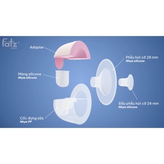 Màng hút, van chân không - Phụ kiện Máy hút sữa điện rảnh tay không dây Fatz Baby Freemax 2