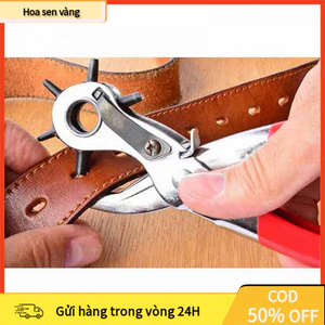 【24H】Kềm Bấm Lỗ Đa Năng Chuyên Dụng Bấm Đồ Da, Giấy, Vải, Túi Xách, Dây Nịt