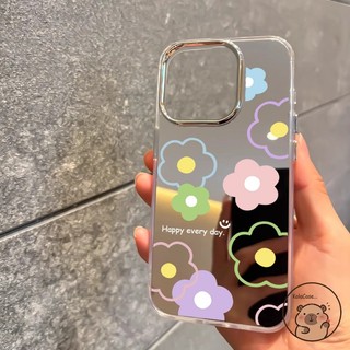 Dành Cho Infinix Hot 70 60i 60 Smart 20 10 Pro Plus Edge Note 60 Pro Itel S25 Ultra A80 Pixel 10A Ốp Điện Thoại Gương Trang Điểm Dễ Thương Dopamine Mạ Hoa Nhiều Màu Sắc Vỏ Mềm