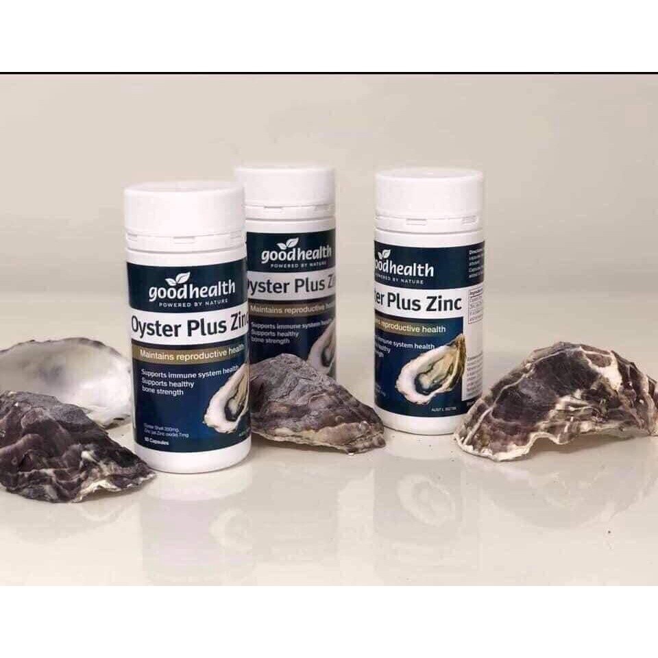 Tinh chất hàu New Zealand  Oyster Plus tăng cường sinh lý nam giới hộp 60 viên