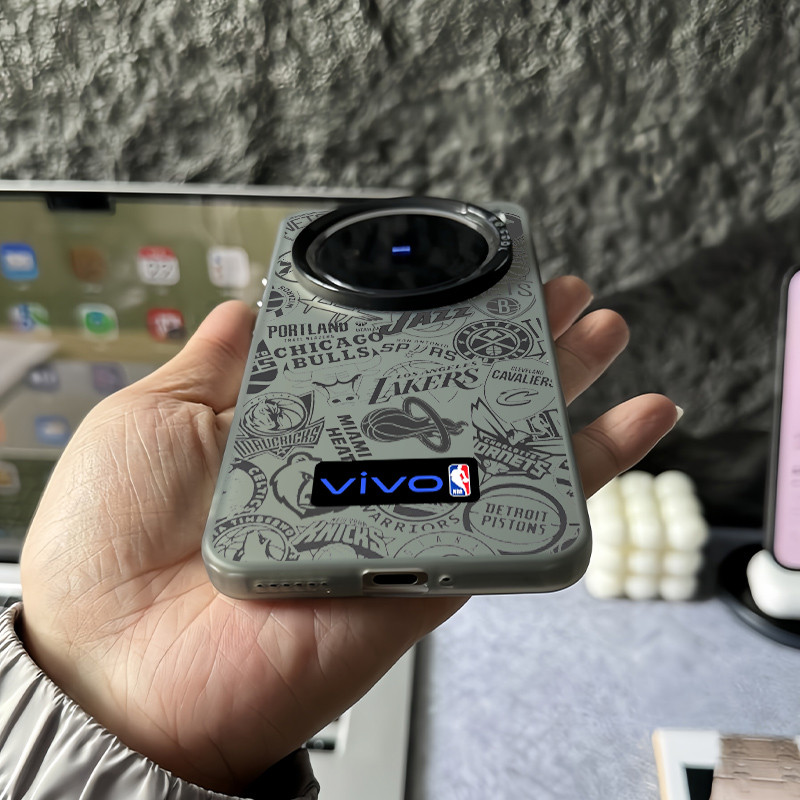 Dành Cho Vivo X300 Ultra X300 Pro X200 Ultra X200 Pro Mini X100S Pro Đội Bóng Rổ Logo Vỏ Điện Thoại Cho Vivo X200S X100s X100 Pro X90 X80 X70 Vỏ Vivo Chống Sốc