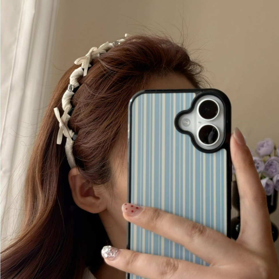 Dây buộc tóc nơ nữ Vòng đeo đầu chống trượt hợp thời trang