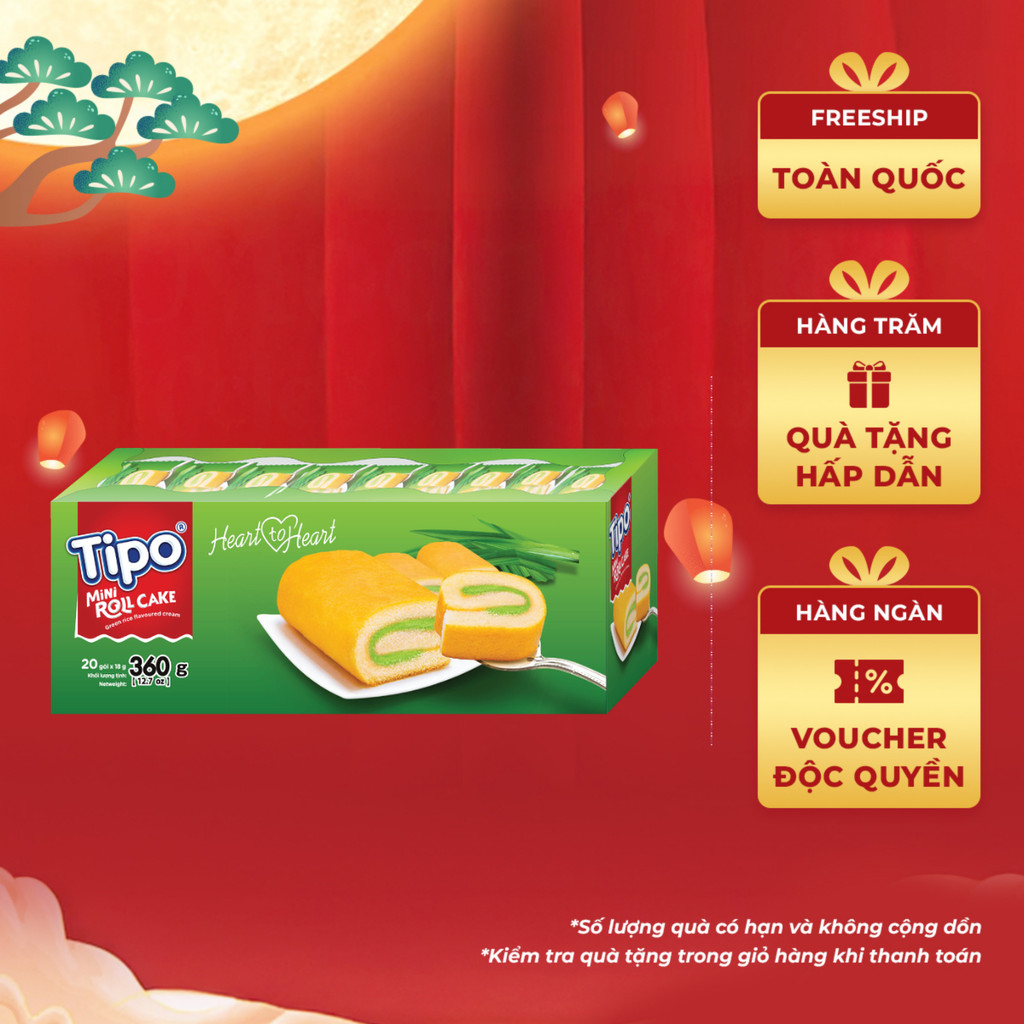 Bánh bông lan cuộn 360g