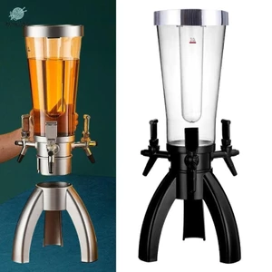 Tháp bia 3 L Tháp bia có ống lạnh Đồ uống chắc chắn Tháp đựng đồ uống thương mại cho quán rượu RV Bar Trò chơi tiệc tùng