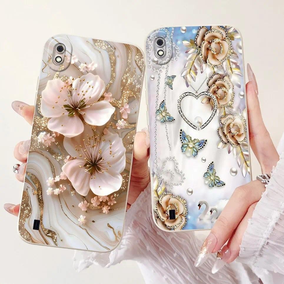Ốp Điện Thoại Silicon Mềm Cho Samsung Galaxy A10 A105F A10s A107F Vỏ Hoa Bướm Phong Cách Họa Tiết Hoạt Hình Ốp Lưng Etui