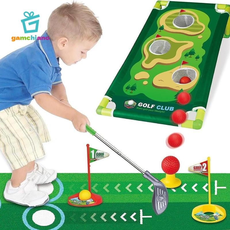 Bộ Golf Vui Nhộn gamchiano Cho Trẻ Em, Cho Bé Gái Và Bé Trai, Quà Tặng Giáng Sinh Và Sinh Nhật Cho Bé 3, 4, 5, 6 Tuổi