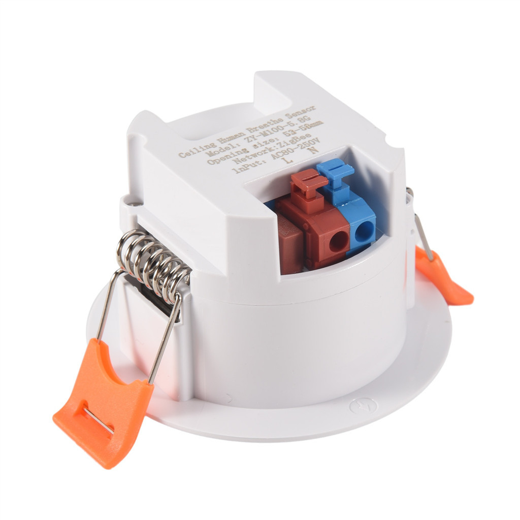 Tuya ZigBee MmWave Cảm biến hiện diện của con người MicroWave Radar Phát hiện Cảm biến chuyển động PIR + Giá đỡ tế bào độ sáng