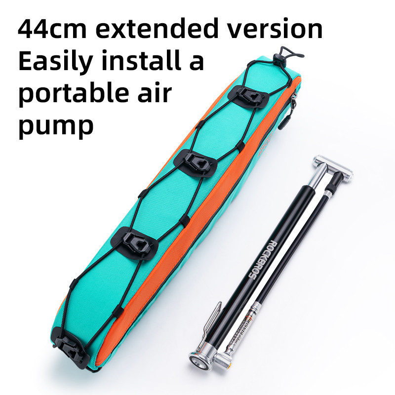 Rockbros Xe Đạp Top Túi Ống Dung Tích 1.4L Dây Kéo Song Phương Túi Tam Giác Dây Rút Có Thể Điều Chỉnh Túi Đi Xe Đạp Cho Xe Đạp Đường Bộ MTB