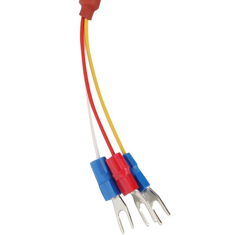 Pt100 RTD Cảm Biến Nhiệt Độ 6mmx80mm Class B 2M Gel Silicon Dây Phủ Bạch Kim Kháng Pt 100 Thép Không Gỉ
