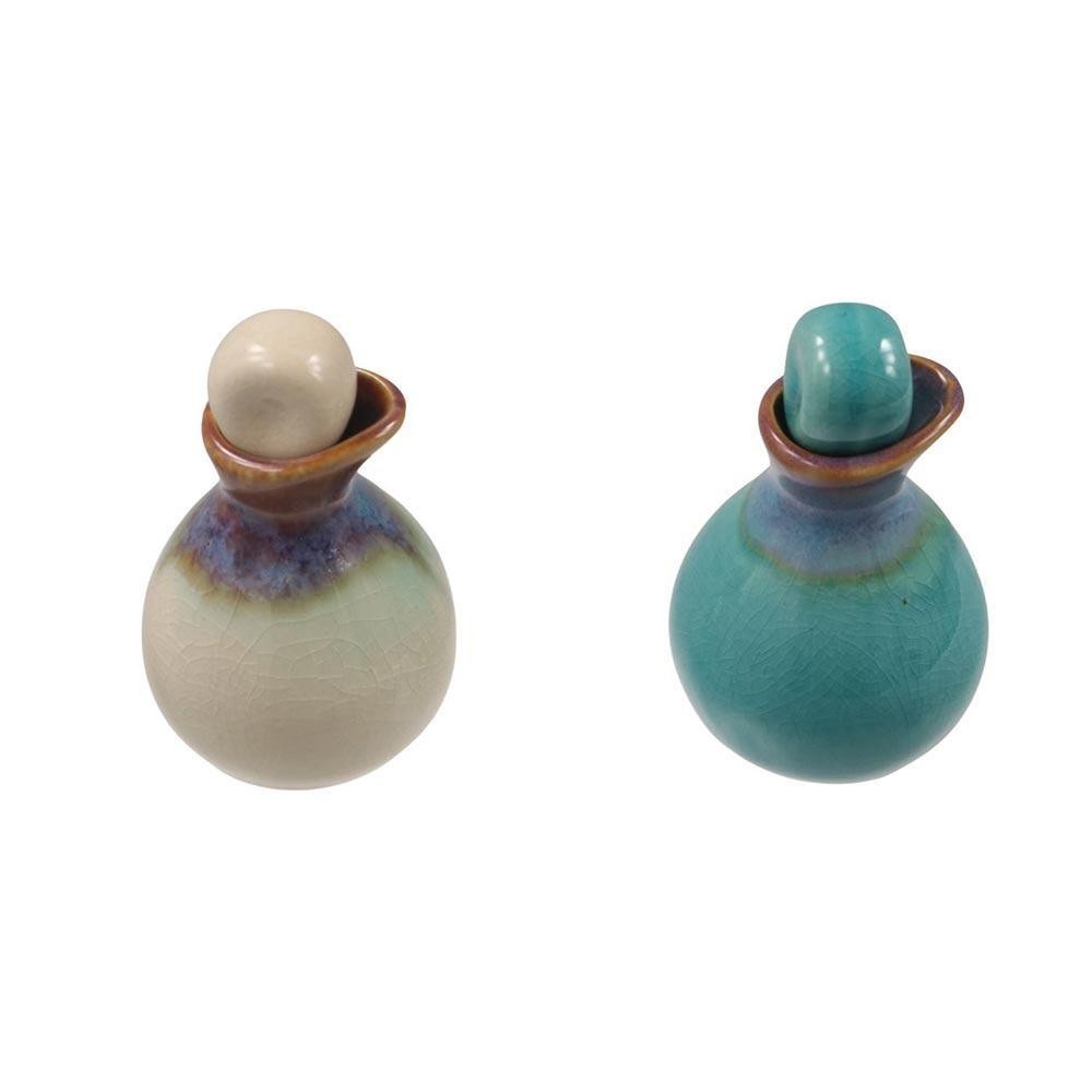 Bình Tinh Dầu HARRIETT, Chai Nước Hoa Vintage Có Thể Đổ Lại, Hộp Đựng Mỹ Phẩm Mini Bền Gốm Đa Năng Sản Phẩm Làm Đẹp