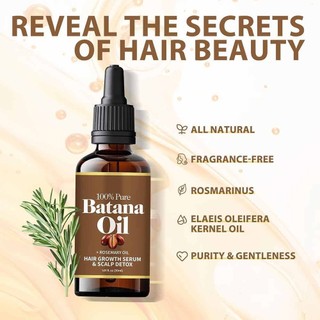 NEW 2PCS Batana Oil with Rosemary for Hair Growth 30ML