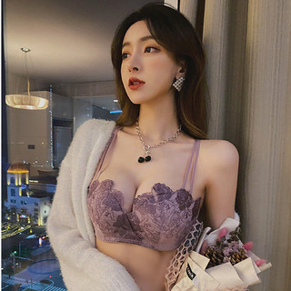 Quần lót nữ ren ren ngực nhỏ tập hợp lưng đẹp áo ngực cô gái khoe gấp lớn phụ kiện ngực chống chảy xệ áo ngực