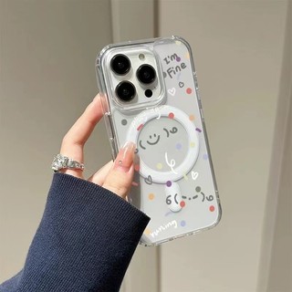 Vỏ trong suốt mặt cười đơn giản cho Iphone 7Plus 12mini 13mini 16promax Xs XR XSMAX 11pro Max 16pro 12 13 14 15 Pro Max Ốp điện thoại mềm 14promax 15plus