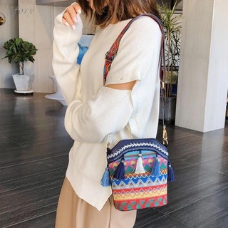 Túi Jfory Hippie Nữ Thêu Túi Đeo Vai Bohemian Túi Xô Ngày Lễ