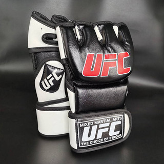 Găng Tay Boxing Half Finger MMA Sanda UFC, Bao Đấm Bốc Người Lớn, Dùng Cho Tập Luyện, Đấm Bao Cát