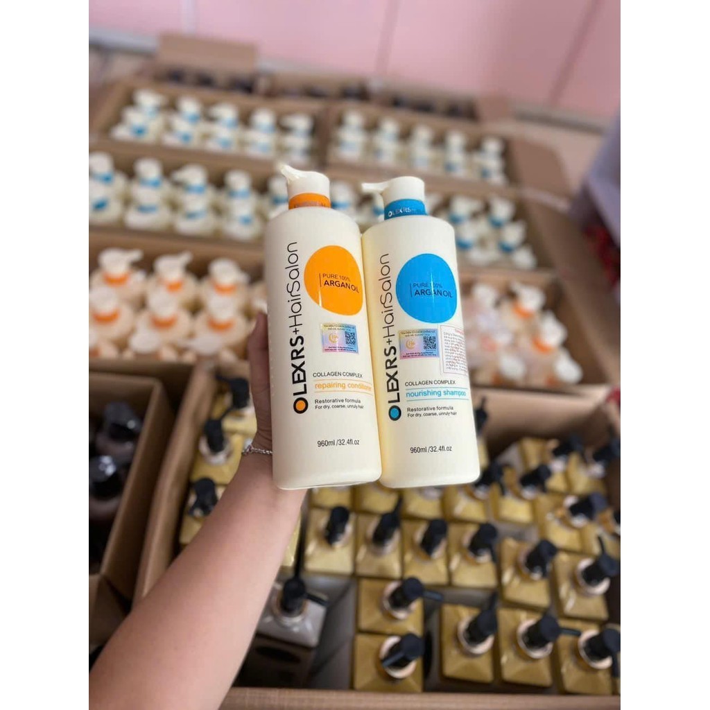 [Hàng Auth - Chọn màu] [Ảnh thật] [Chính hãng] Dầu gội cặp Olex Arganoil 960ml