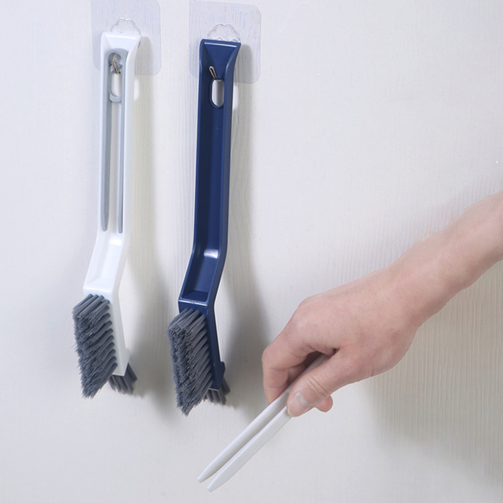 Bàn chải làm sạch khoảng cách 3 trong 1 có kẹp tay cầm chống trượt Bàn chải làm sạch hiệu quả