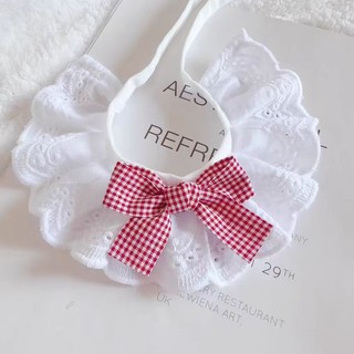Mèo Yếm Drool Khăn Chó Dễ Thương Khăn Hình Trái Tim Nơ Dễ Thương Cổ Như Vòng Cổ Trang Trí Thú Cưng