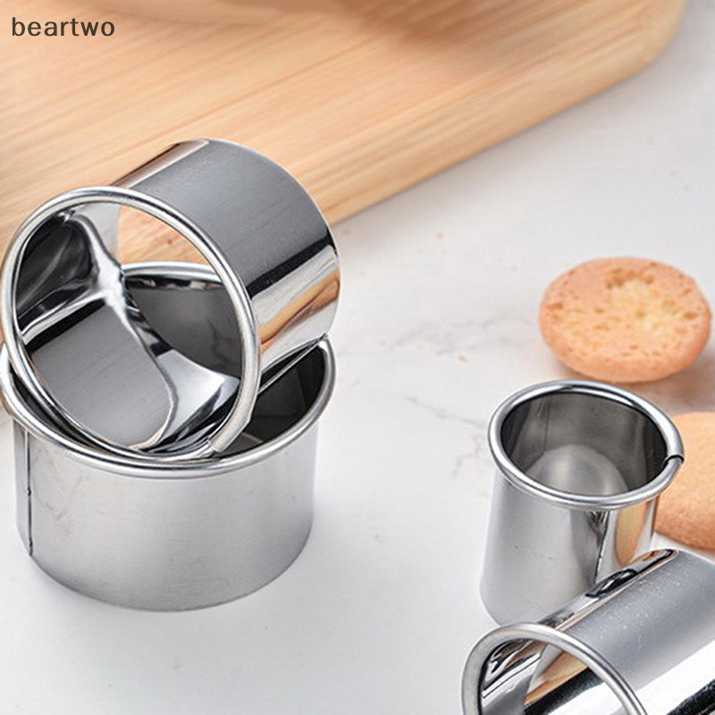< Beartwo > 11 Chiếc Bánh Quy Tròn Cắt Bánh Quy Vòng Tròn Bánh Ngọt Cắt Nướng Vòng Tròn Khuôn Đẹp