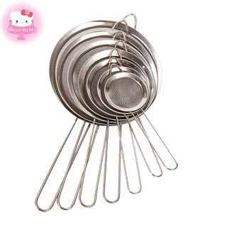 Moonlights Nhà Bếp Dây Thép Không Gỉ Lưới Mịn Lọc Dầu Bột Rây Lọc Sifter SàngNhà Bếp Thép Không Gỉ EN