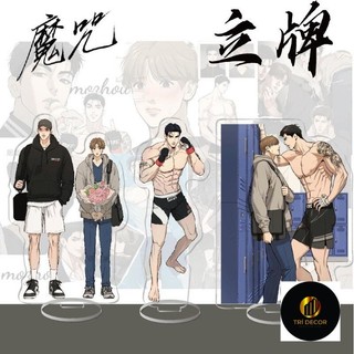 Mô hình standee đứng Korean BL Manwha Jinx Acrylic Stand Joo Jaekyung Kim Dan decor góc học tập để bàn