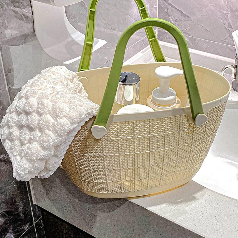 Giỏ đựng đồ lặt vặt AWNGD, Giỏ tắm thời trang đa chức năng, Giỏ tắm dung tích lớn sáng tạo