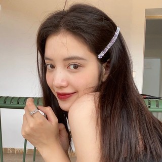 Lược Chải Tóc Pha Lê - Kẹp Lược Chèn Sáng Bóng - Phụ Kiện Tóc Bé Gái - Dụng Cụ Phân Loại Tóc Gãy - Thời Trang, Thanh Lịch, Nhựa