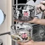 Hộp đựng đồ trong suốt GADI vân kim cương có nắp bấm, hộp đựng kẹp tóc khuyên tai, đựng đồ đa năng.