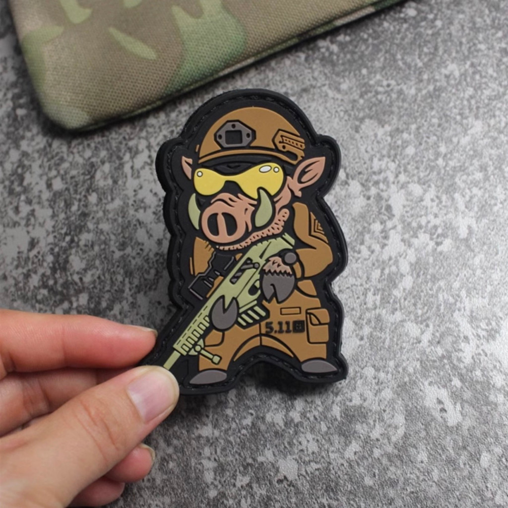 Patch_miếng dán velcro PVC 5.11_retro