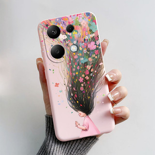 Dành Cho Xiaomi Poco M6 Pro 4G Ốp Điện Thoại Silicon Mềm Thiết Kế Mới 2024 Thẩm Mỹ Phi Hành Gia Bảo Vệ TPU Slim Cover PocoM6 M 6 Pro