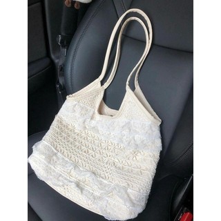 Phiên Bản Hàn Quốc Thời Trang Cổ Tích Phong Cách Ren Gạc Túi Đeo Vai Nữ Thanh Lịch Nhẹ Nhàng