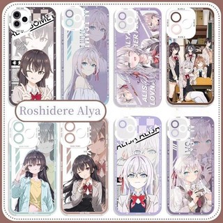 Ốp lưng Anime Roshidere Alya Alisa Mikhailovna Kujou cho Samsung Galaxy A02 A21S A11 A13 A10 A10S A31 A71 A55 A51 A30 A20 A24 Ốp điện thoại silicon mềm dễ thương trong suốt