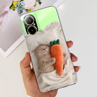Dành Cho Realme C67 4G Ốp Lưng RMX3890 Vỏ Chống Sốc Hoa Phổ Biến Mềm Trong Suốt Silicon Điện Thoại Cho RealmeC67 4G 2023 C 67 Vỏ