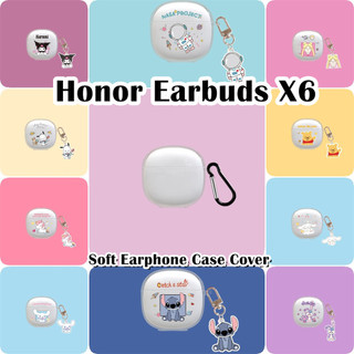 [imamura] Dành Cho Tai Nghe Honor Tai Nghe X6 Vỏ Tai Nghe Hoạt Hình Họa Tiết Anime Vỏ Silicon Mềm