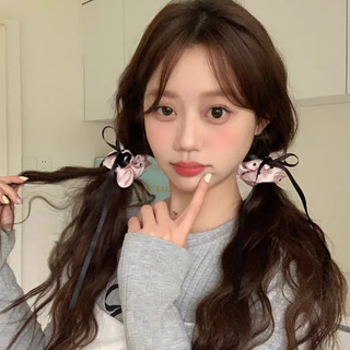 Màu Colon Circle 2024 khí chất mới scrunchie hoa