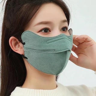 ombo 4 Khẩu Trang 3 Lớp  Vải Chống Tia Khẩu Trang Chống Nắng Và Tia Cực Tím,Chống Bụi Thoáng Khí 3 Lớp ( 4 cái mix màu)