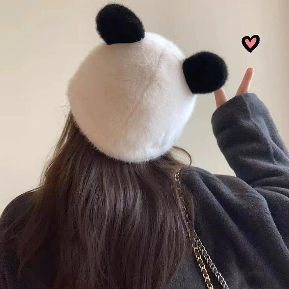 Mũ sang trọng tai gấu nhỏ - Dễ thương, Thời trang - Dày, Ấm áp, Chống gió - Mũ beanie mùa thu đông - Mũ bảo vệ tai mềm cho bé gái - Mũ sang trọng cỡ lớn